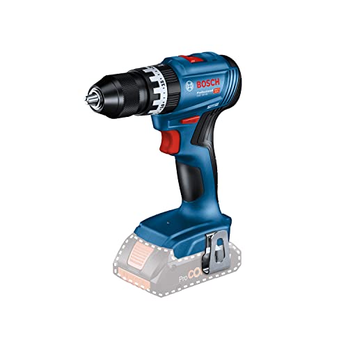 Bosch Professional 18V System Akku-Schlagbohrschrauber GSB 18V-45 (Drehzahl 1.900 min⁻¹, Akkus und Ladegerät nicht enthalten, im Karton), Blue, 06019K3300 von Bosch Professional