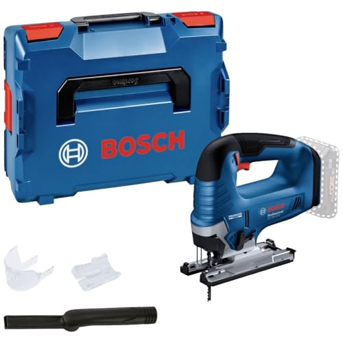 Bosch Professional 18V System Akku Stichsäge GST 18V-125 B (mit Bügelhandgriff, Neigungsschnitte bis zu einem Winkel von 45°, in L-BOXX) von Bosch Professional