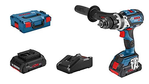 Bosch Professional 18V System Akku-Schlagbohrschrauber GSB 18V-110 C (max. Drehmoment 110 Nm, inkl. 2x4.0 Ah ProCore18V Akku, Ladegerät GAL 18V-40, in L-BOXX 136) von Bosch Professional