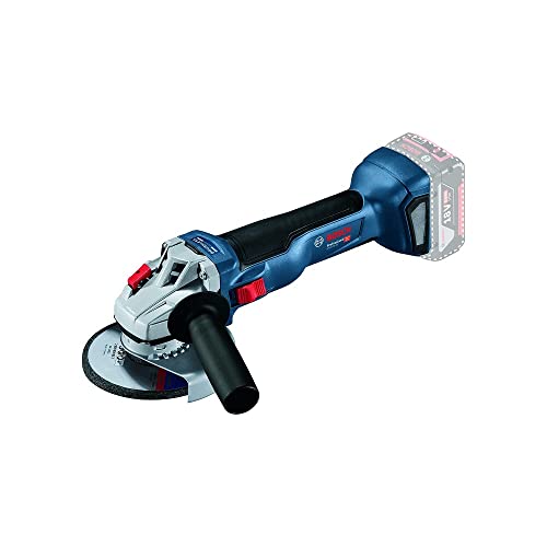 Bosch Professional 18V System Akku Winkelschleifer GWS 18V-10 (Scheiben-Ø: 125mm, inkl. Schnellspannmutter, Schutzhaube, Aufnahmeflansch, ohne Akku/ Ladegerät) von Bosch Professional