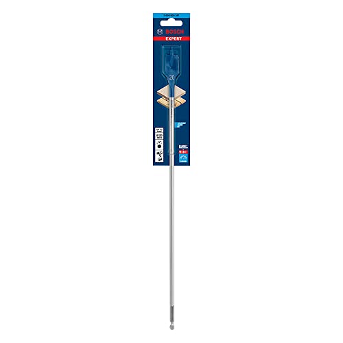 Bosch Accessories Bosch Professional 1x Expert SelfCut Speed Flachfräsbohrer (für Weichholz, Grobspanplatte, Ø 20,00 mm, Länge 152 mm, Zubehör Schlagbohrmaschine) von Bosch Accessories