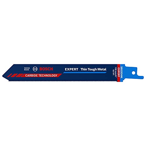 Bosch Professional 1x Expert ‘Thin Tough Metal’ S 922 EHM Säbelsägeblatt (für Edelstahlbleche, Länge 150 mm, Zubehör Säbelsäge) von Bosch Professional