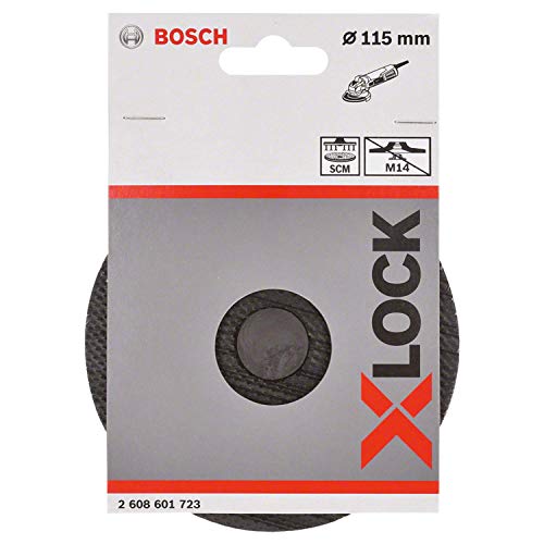 Bosch Professional 1x SCM Stützteller (mit Mittelstift, X-LOCK, Ø115 mm) von Bosch Accessories
