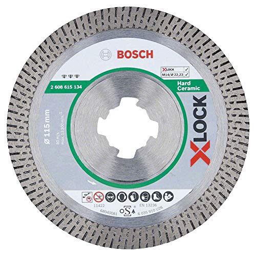Bosch Professional 1x Diamanttrennscheibe Best (für harte Keramik, X-LOCK, Ø115 mm, BohrungsØ: 22,23 mm) von Bosch Professional