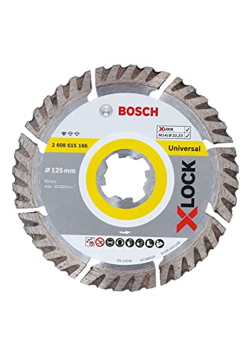 Bosch Professional 1x Diamanttrennscheibe Standard (Universal, X-LOCK, Ø125 mm, BohrungsØ: 22,23 mm, Schnittbreite 2 mm) von Bosch Professional