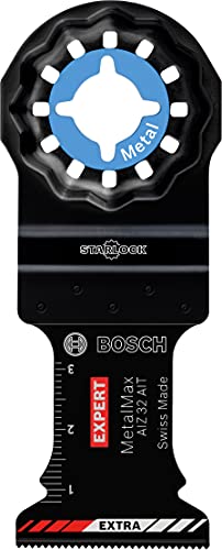 Bosch Professional 10x Sägeblatt Expert MetalMax AIZ 32 AIT (für Stahl, Edelstahl, Breite 32 mm, Zubehör Multifunktionswerkzeug) von Bosch Accessories