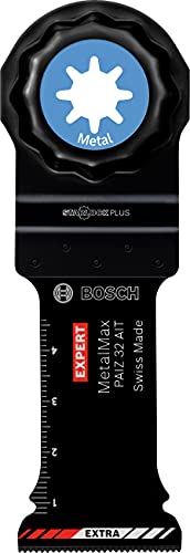 Bosch Accessories 10x Sägeblatt Expert MetalMax PAIZ 32 AIT (für Stahl, Edelstahl, Breite 32 mm, Zubehör Multifunktionswerkzeug) von Bosch Accessories