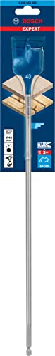 Bosch Professional 1x Expert SelfCut Speed Flachfräsbohrer (für Weichholz, Grobspanplatte, Ø 40,00 mm, Länge 152 mm, Zubehör Schlagbohrmaschine) von Bosch Accessories