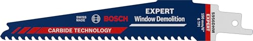 Bosch Professional 1x Expert ‘Window Demolition’ S 956 DHM Säbelsägeblatt (für Holz mit zähem Metall, Länge 150 mm, Zubehör Säbelsäge) von Bosch Accessories