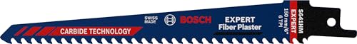 Bosch Professional 1x Expert ‘Fiber Plaster’ S 641 HM Säbelsägeblatt (für Faserzementplatten, Länge 150 mm, Zubehör Säbelsäge) von Bosch Professional