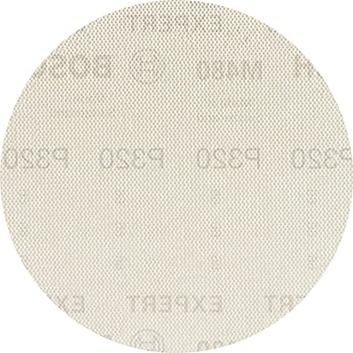 Bosch 5x EXPERT M480 Schleifnetz (für Farbe auf Holz, Hartholz, Ø 150 mm, Körnung 320, Professional Zubehör Exzenterschleifer, Schwingschleifer) von Bosch