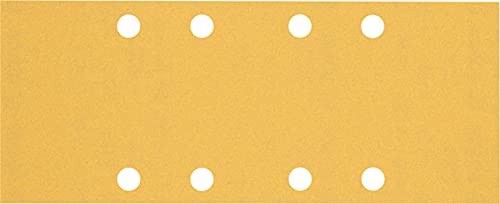 Bosch Accessories 10x Schleifpapier Expert C470 mit 8 Löchern (für Hartholz, Farbe auf Holz, 93x230 mm, Körnung 120, Zubehör Schwingschleifer) von Bosch Accessories