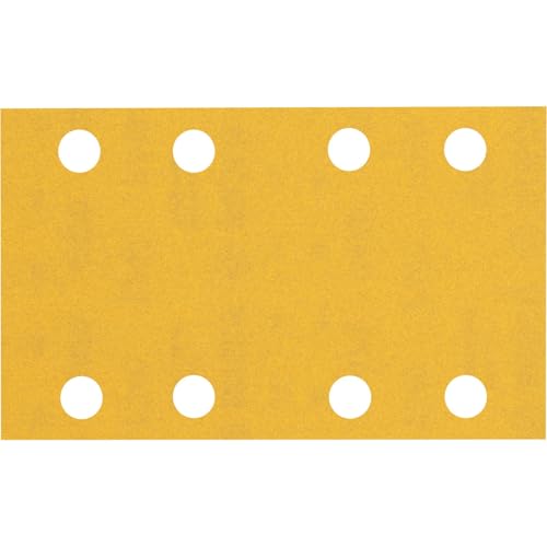 Bosch 10x EXPERT C470 Schleifblatt mit 8 Löchern (für Farbe auf Holz, Hartholz, Ø 80x133 mm, Körnung 240, Professional Zubehör Schwingschleifer) von Bosch