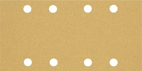 Bosch 50x EXPERT C470 Schleifblatt mit 8 Löchern (für Farbe auf Holz, Hartholz, Ø 93x186 mm, Körnung 60, Professional Zubehör Schwingschleifer) von Bosch