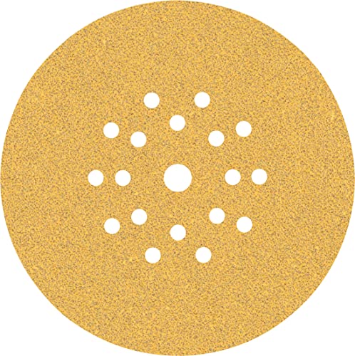 Bosch 25x EXPERT C470 Schleifblatt mit 19 Löchern (für Farbe auf Holz, Hartholz, Ø 225 mm, Körnung 60, Professional Zubehör Trockenbauschleifer) von Bosch
