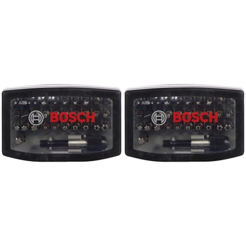 Bosch Professional 32tlg. Schrauberbit-Set (PH-, PZ-, Hex-, T-, TH-, S-Bit, Zubehör Bohrschrauber und Schraubendreher) (Packung mit 2) von Bosch Professional