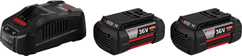 Bosch Professional 36V Akku Starter-Set GBA 6.0Ah + Ladegerät GAL 3680 (1.300g, 36V) von Bosch Professional