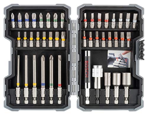 Bosch Accessories 43 tlg. Schrauberbits und Steckschlüssel Set (Zubehör Bohrmaschine) von Bosch Accessories