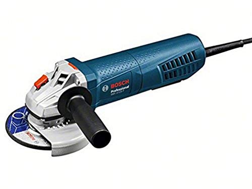 Bosch Professional GWS 11-125 P 0601792202 Winkelschleifer 125mm 1100W, Dunkelblau, Silber, Schwarz von Bosch Professional