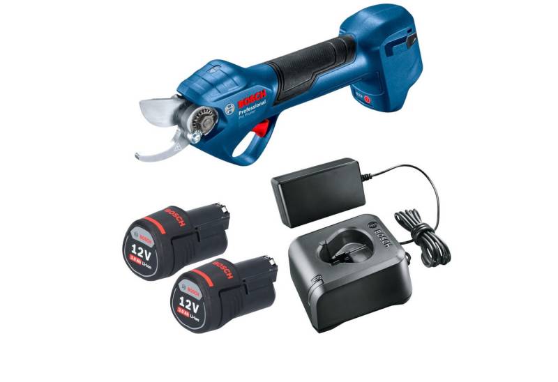 Bosch Professional Akku-Astschere Pro Pruner Professional 12 V + 2x Akku 3,0 Ah + Lader (06019K1021) von Bosch Professional