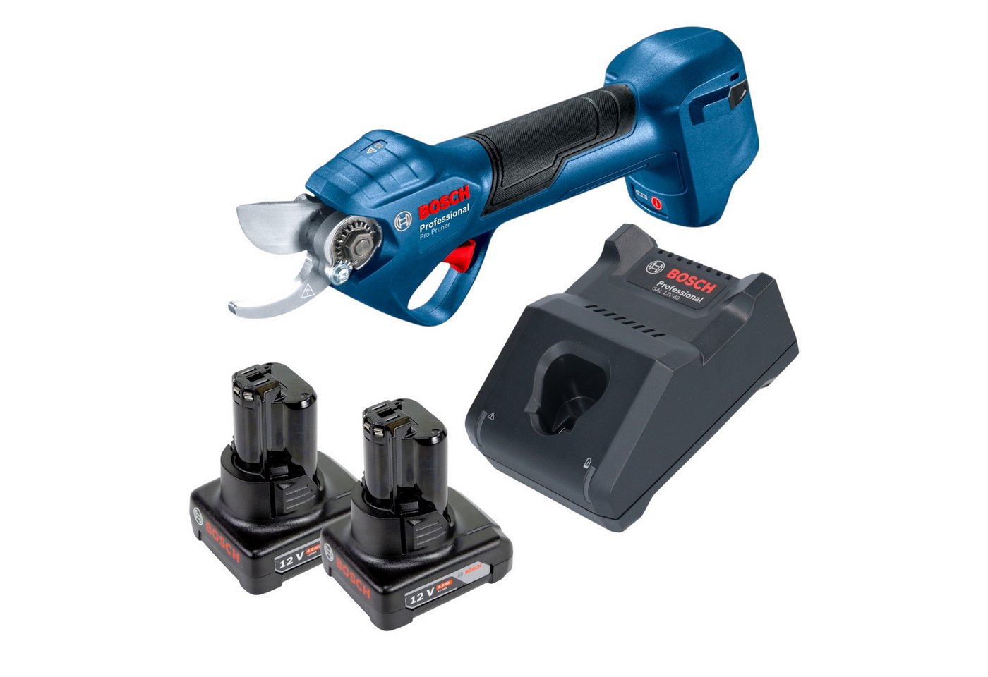 Bosch Professional Akku-Astschere Pro Pruner Professional 12 V + 2x Akku 4,0 Ah + Ladegerät von Bosch Professional
