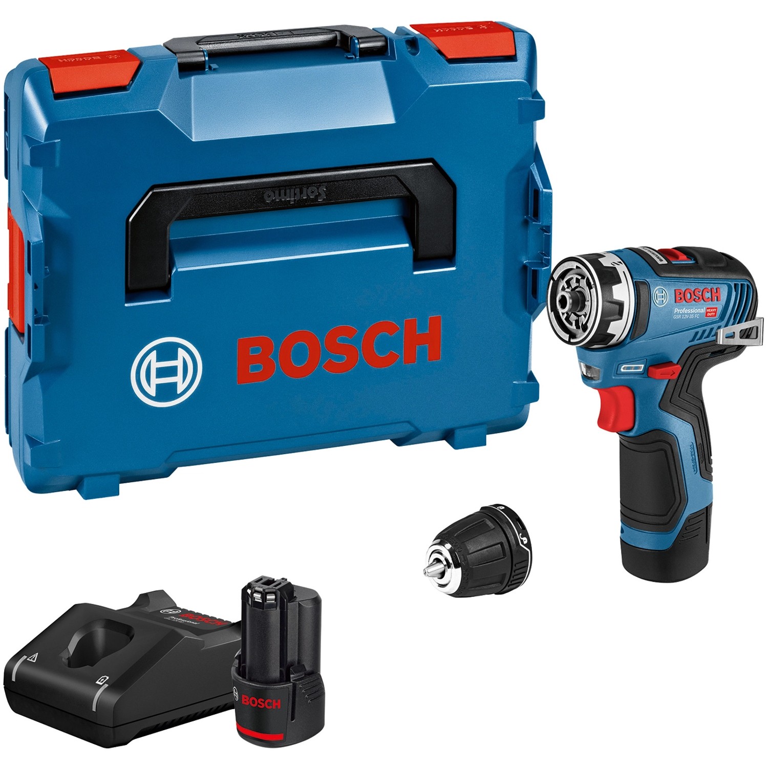 Bosch Professional Akku Bohrschrauber GSR 12V-35 FC mit 2 x 3 Ah in L-Boxx Bosch Professional Akku Bohrschrauber GSR 12V-35 FC mit 2 x 3 Ah in L-Boxx von Bosch Professional