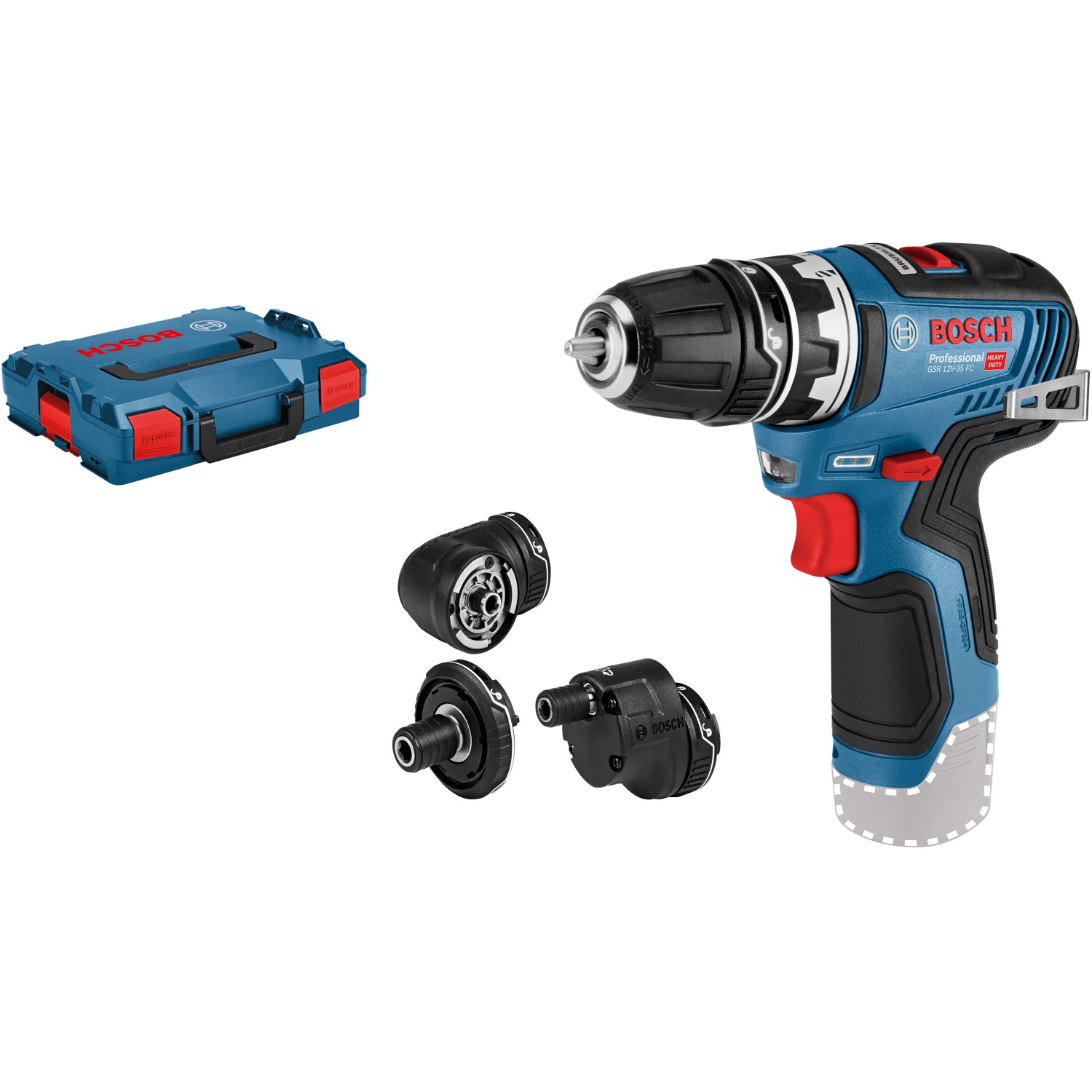 Bosch Professional Akku-Bohrschrauber GSR 12V-35 Flexi Click Solo von Bosch Professional