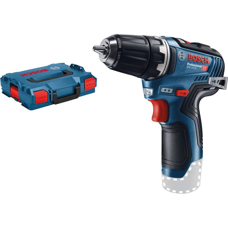 Bosch Professional Akku-Bohrschrauber GSR 12V-35 Solo mit L-Boxx Bosch Professional Akku-Bohrschrauber GSR 12V-35 Solo mit L-Boxx von Bosch Professional