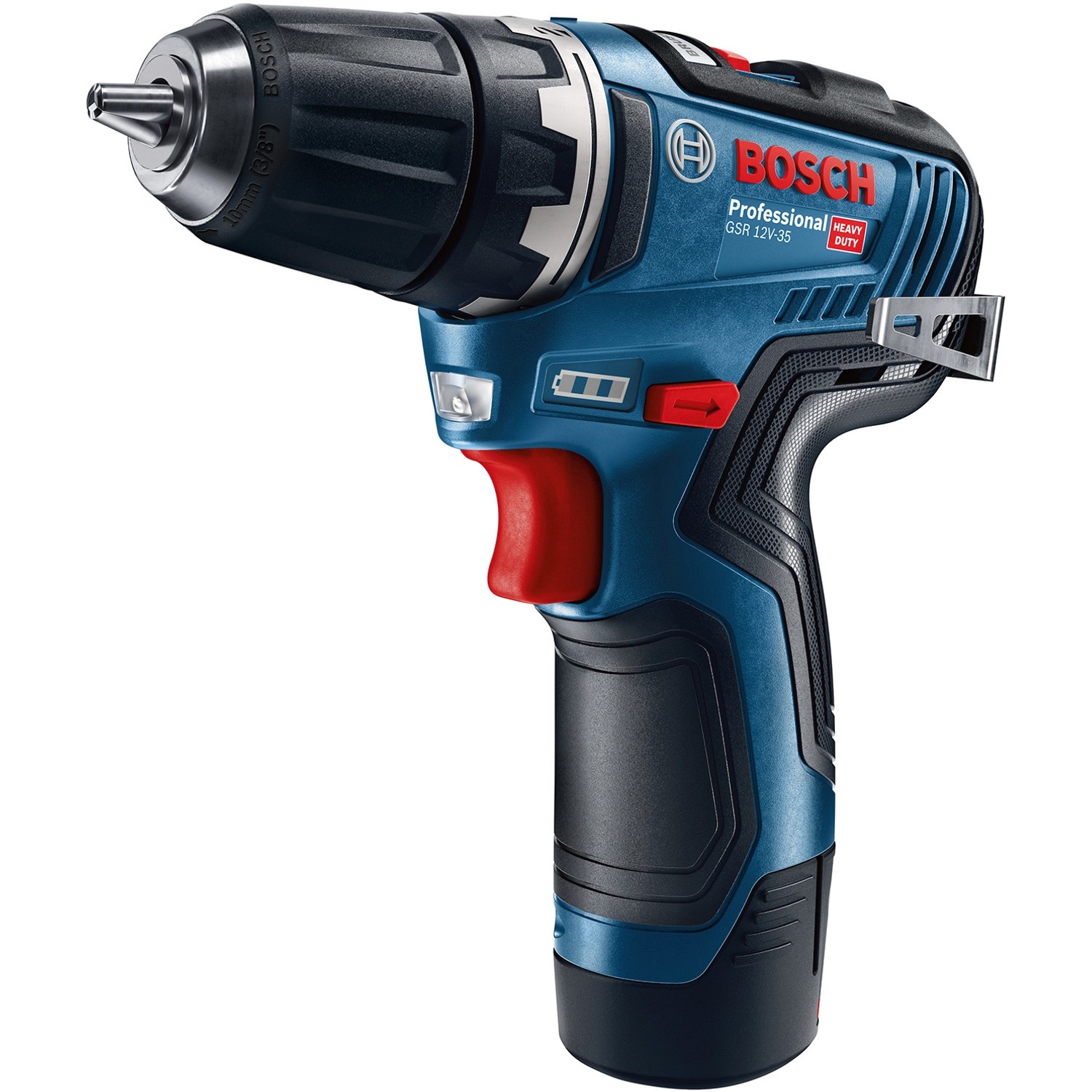 Bosch Professional Akku-Bohrschrauber GSR 12V-35 mit 2 x 3 Ah in L-Boxx von Bosch Professional