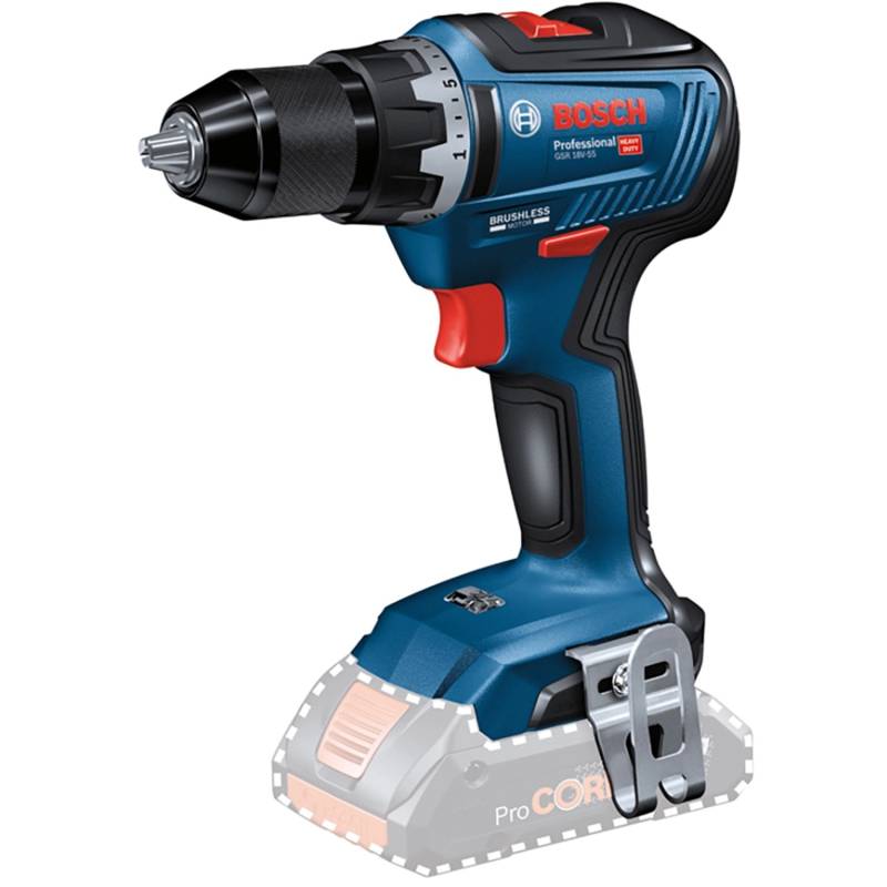 Bosch Professional Akku-Bohrschrauber GSR 18 V-55 Solo Bosch Professional Akku-Bohrschrauber GSR 18 V-55 Solo von Bosch Professional