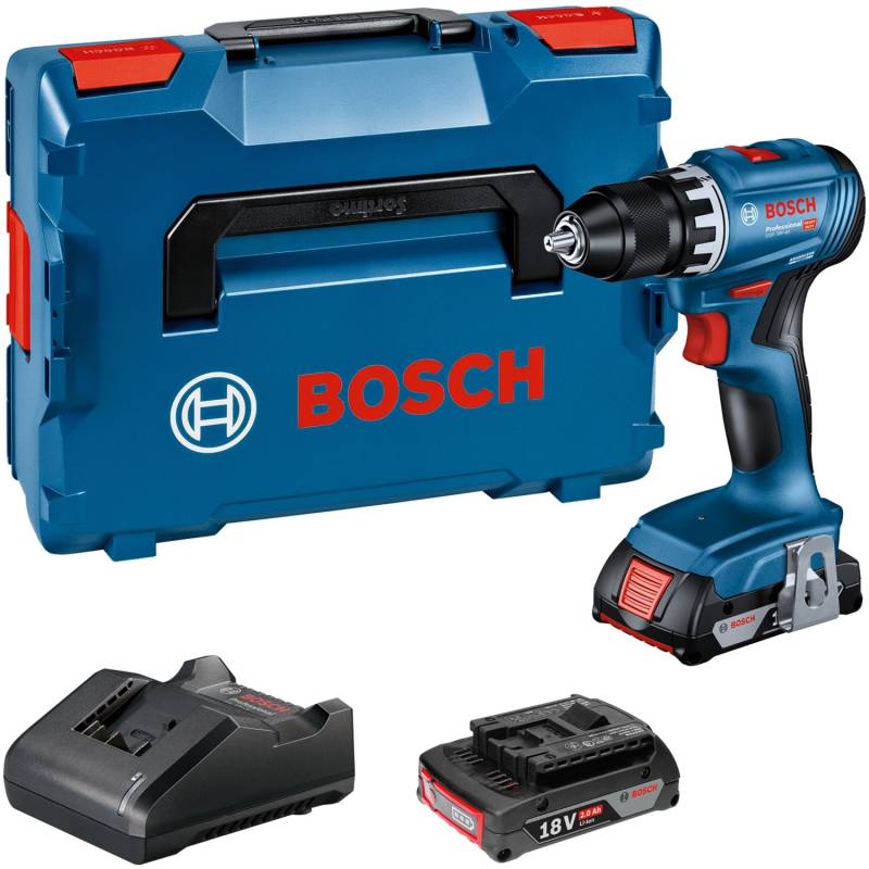 Bosch Professional Akku-Bohrschrauber GSR 18V-45 mit 2 x 2.0 Ah & GAL in L-Boxx Bosch Professional Akku-Bohrschrauber GSR 18V-45 mit 2 x 2.0 Ah & GAL in L-Boxx von Bosch Professional