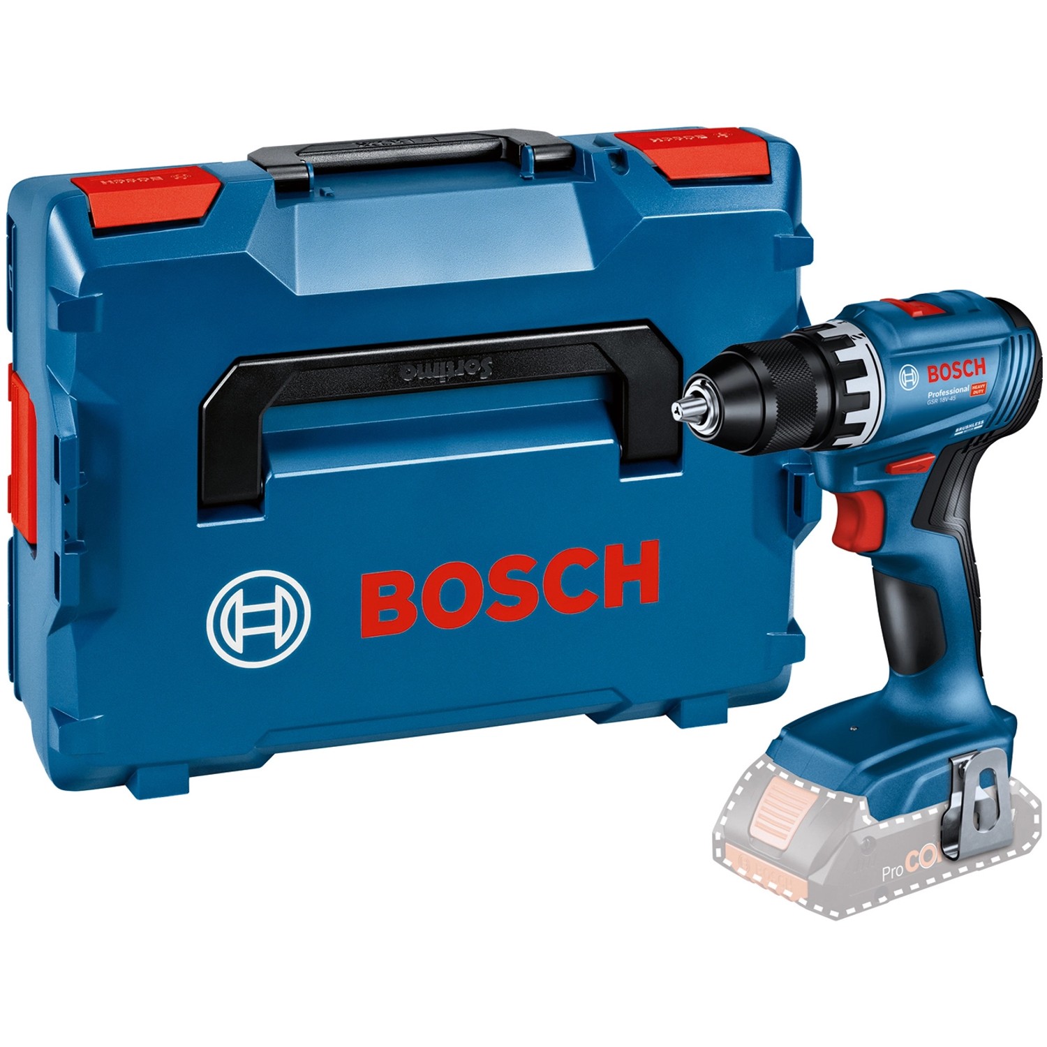Bosch Professional Akku-Bohrschrauber GSR 18V-45 solo in L-Boxx Bosch Professional Akku-Bohrschrauber GSR 18V-45 solo in L-Boxx von Bosch Professional