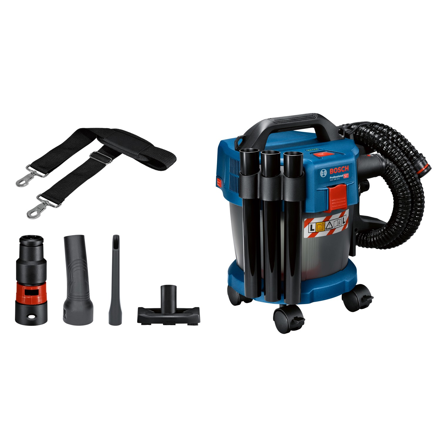 Bosch Professional Akku-Industriestaubsauger GAS 18 V 10 L solo + 1,6 m Schlauch Bosch Professional Akku-Industriestaubsauger GAS 18 V 10 L solo + 1,6 m Schlauch von Bosch Professional