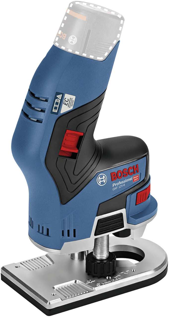 Bosch Professional Akku-Kantenfräse GKF 12V-8 Solo von Bosch Professional
