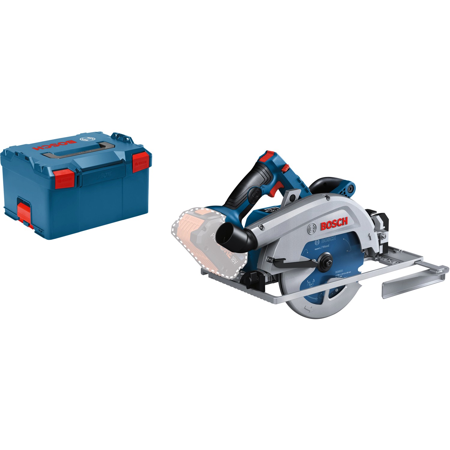 Bosch Professional Akku-Kreissäge Biturbo GKS 18V-68 GC Solo in L-Boxx von Bosch Professional