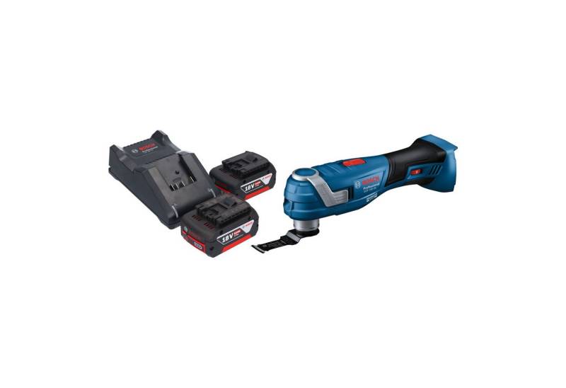 Bosch Professional Akku-Multifunktionswerkzeug GOP 18V-34 Professional 18V Starlock Plus + 2x Akku 5,0Ah + Lader von Bosch Professional