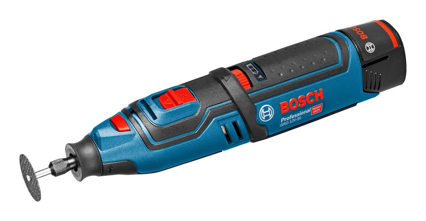 Bosch Professional Akku-Multifunktionswerkzeug GRO 12V-35, 12 V, 12 V, Rotationswerkzeug mit 2x Akku 2 Ah - in L-BOXX 102 Bosch Professional Akku-Multifunktionswerkzeug GRO 12V-35, 12 V, 12 V, Rotationswerkzeug mit 2x Akku 2 Ah - in L-BOXX 102 von Bosch Professional