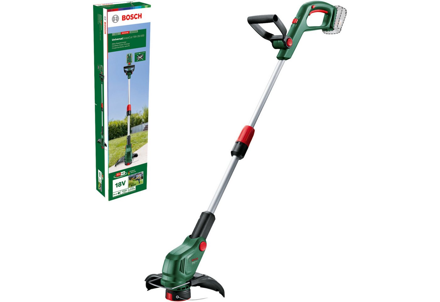 Bosch Professional Akku-Rasentrimmer Bosch Heimwerken & Garten Akku-Rasentrimmer, (ohne Akku und Ladegerät, POWER FOR ALL ALLIANCE) von Bosch Professional