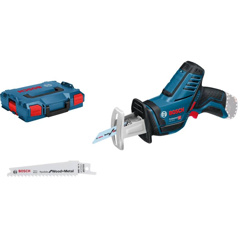 Bosch Professional Akku-Säbelsäge GSA 12 V-14 Solo in L-Boxx mit Säbelsägeblatt Bosch Professional Akku-Säbelsäge GSA 12 V-14 Solo in L-Boxx mit Säbelsägeblatt von Bosch Professional