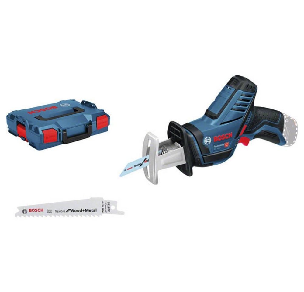 Bosch Professional Akku-Säbelsäge GSA 12V-14 Akku-Säbelsäge clic&go L-BOXX von Bosch Professional