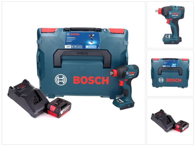Bosch Professional Akku-Schlagschrauber GDX 18V-210 C Professional 18 V 210 Nm + 1x Akku 5 Ah + Lader + L-Boxx von Bosch Professional