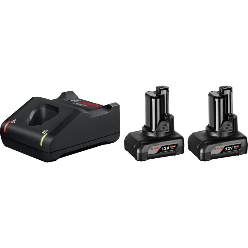 Bosch Professional Akku-Starterset mit 2x 12 V 6 Ah Akku & Ladegerät GAL 12 V-40 von Bosch Professional