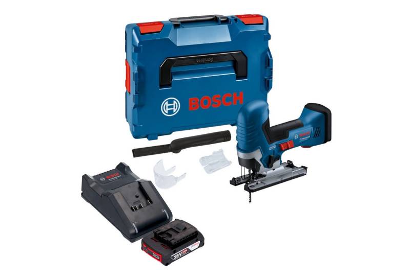 Bosch Professional Akku-Stichsäge GST 18V-125 S Professional 18 V + 1x Akku 2,0 Ah + Lader + L-Boxx von Bosch Professional