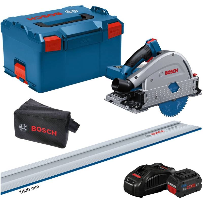Bosch Professional Akku-Tauchsäge GKT 18V-52 GC mit 2x 5.5Ah & GAL in L-Boxx von Bosch Professional