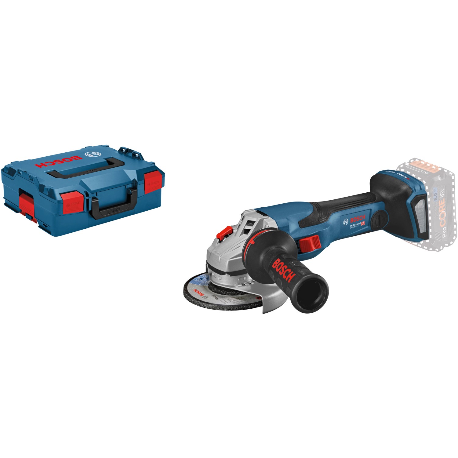 Bosch Professional Akku-Winkelschleifer Biturbo GWS 18V-15 C Solo 125 mm, L-Boxx Bosch Professional Akku-Winkelschleifer Biturbo GWS 18V-15 C Solo 125 mm, L-Boxx von Bosch Professional