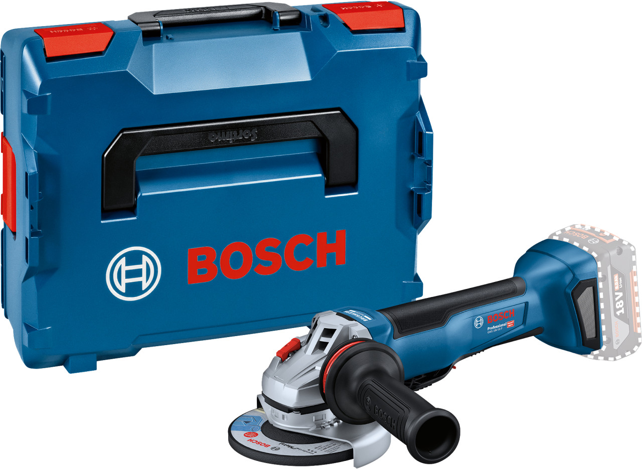 Bosch Professional Akku-Winkelschleifer GWS 18V-10 P Solo L-Boxx von Bosch Professional