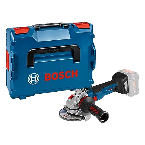Bosch Professional 18V System Akku Winkelschleifer GWS 18V-10 SC (Scheiben-Ø: 125 mm, inkl. Connectivity-Modul, ohne Akkus und Ladegerät, in L-BOXX) von Bosch Professional