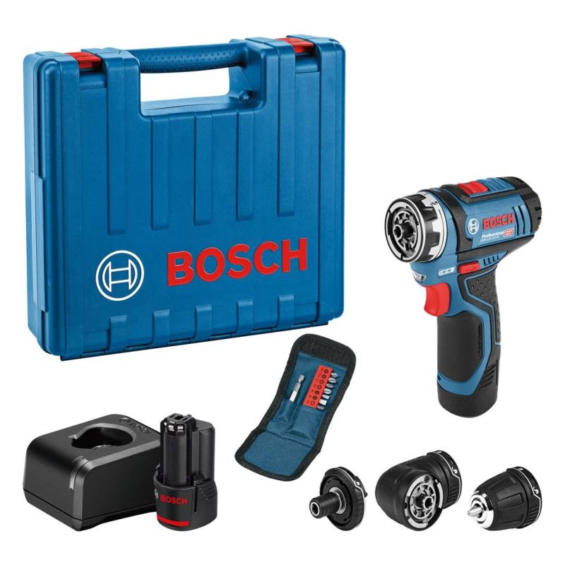 Bosch Professional Akku-Bohrschrauber GSR 12V-15 FC inkl. Akkus & Ladegerät von Bosch Professional
