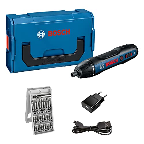 Bosch Professional Akkuschrauber Bosch GO (inkl. 25-tlg. Bit-Set, Ladekabel, L-BOXX Mini) von Bosch Professional