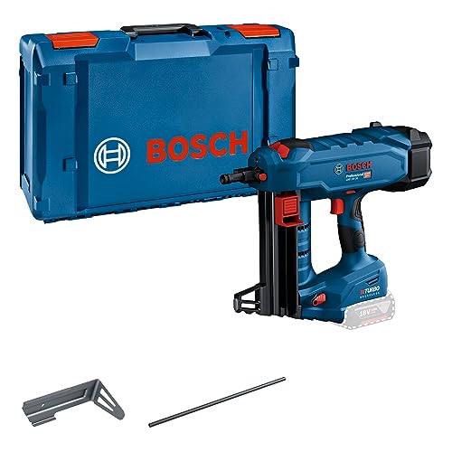 Bosch Professional BITURBO Akku-Betonnagler GNB 18V-38 (Nagel-Ø 2,7–3,0 mm, max. Nagellänge 38 mm, inkl. 1x Ausdrückstift, 1x Befestigungshaken, in XL-BOXX) von Bosch Professional